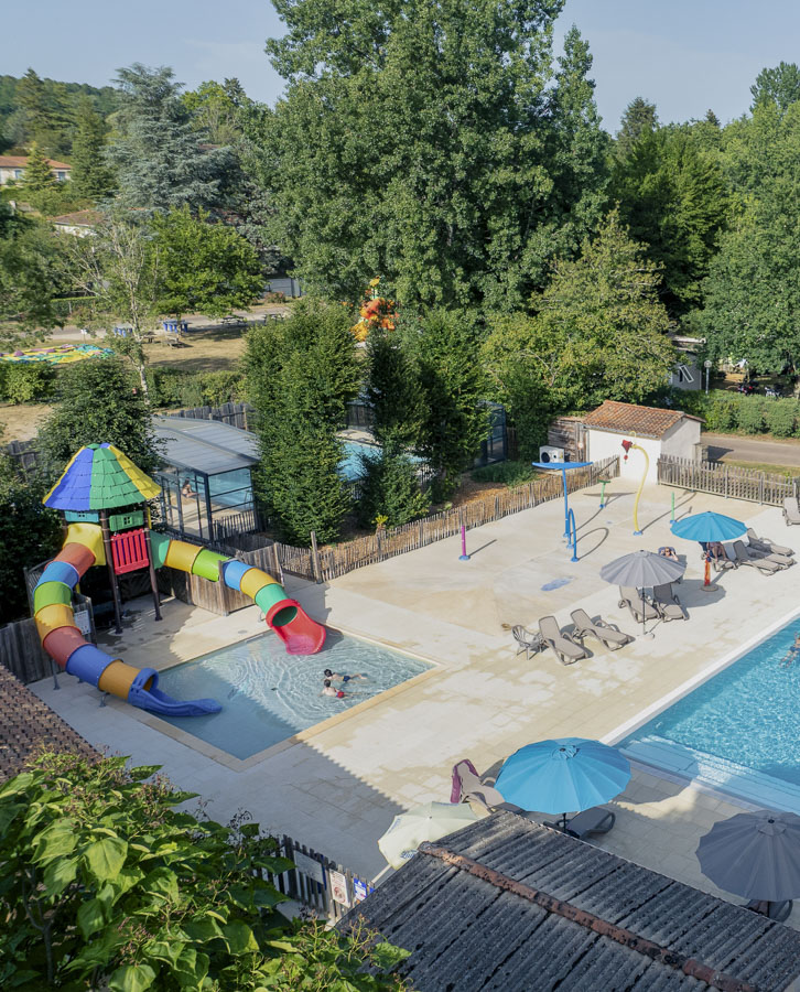 camping famillial avec pataugeoire perigord noir